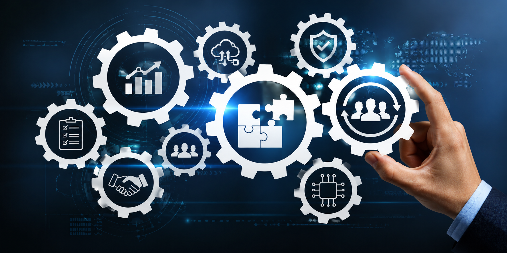 SAP Enterprise Transformation delivery model and governance — assess SAP landscape, define engagement model, mobilize capability, govern progress, and stabilize and expand