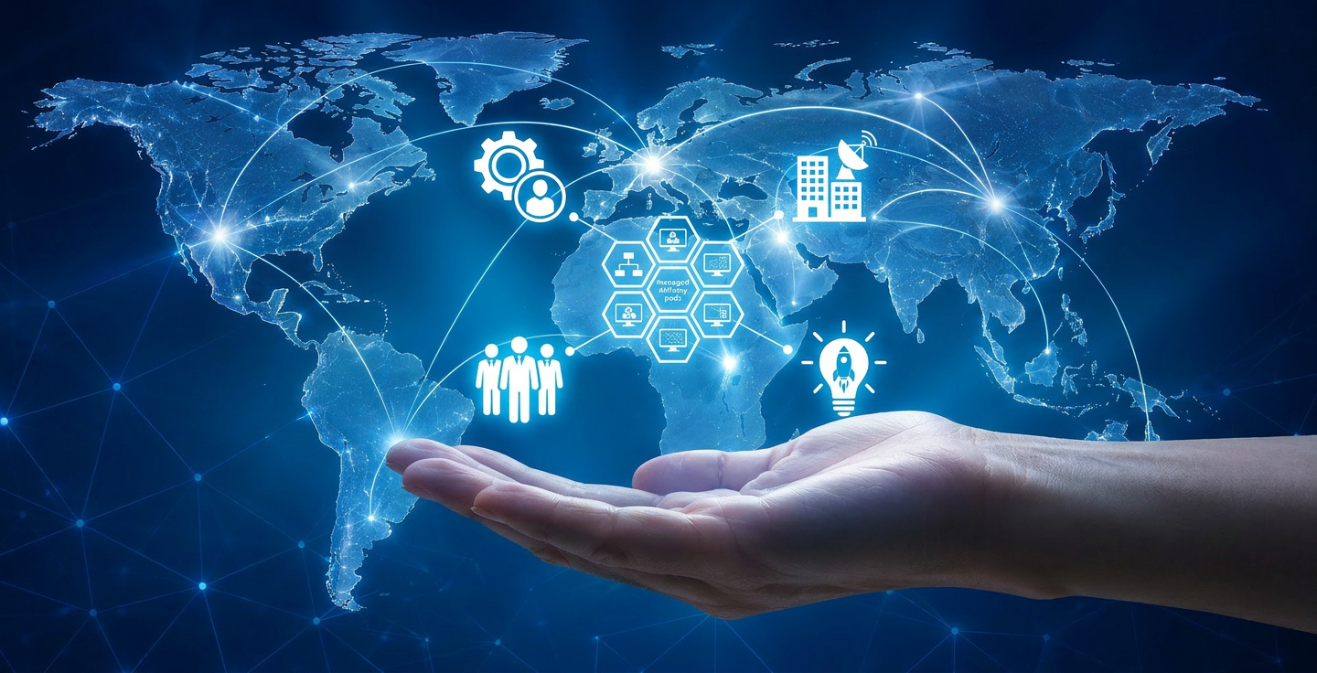 Strategic Technology Resourcing — specialist talent, project teams, managed delivery pods, offshore extension, and innovation bench mobilization